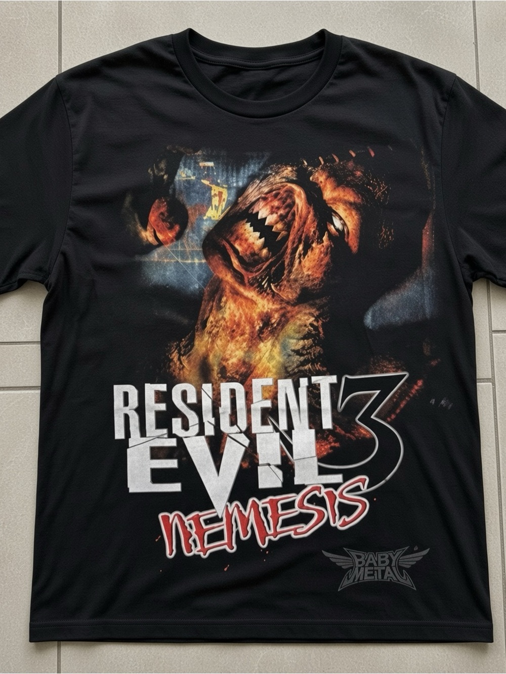 Resident Evil 3 Nemesis Graphic Tee - Black